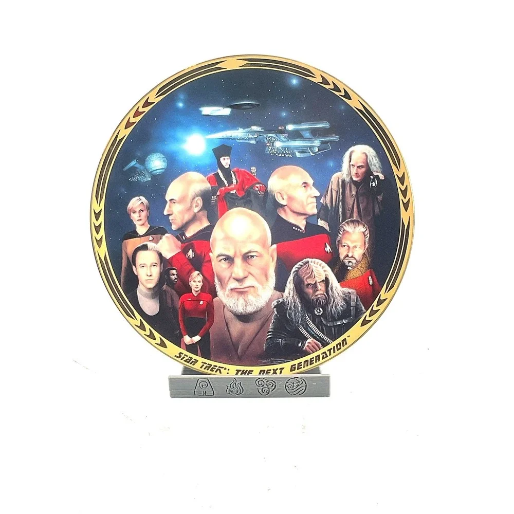 Hamilton Collection Star Trek All Good Things‎ Plate